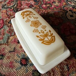 Pyrex butter dish